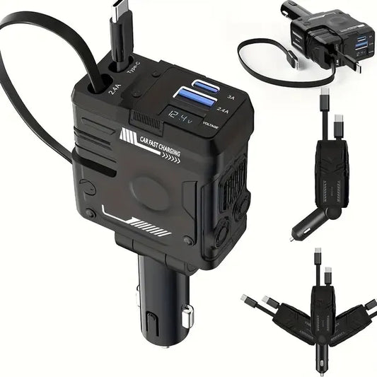 Cargador Para Carro 4 en 1 66W