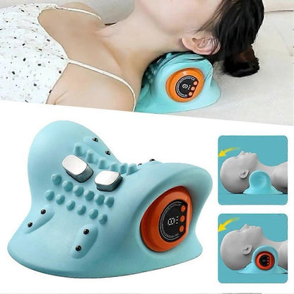 Almohada Masajeadora Cervical con Niveles de Vibracion
