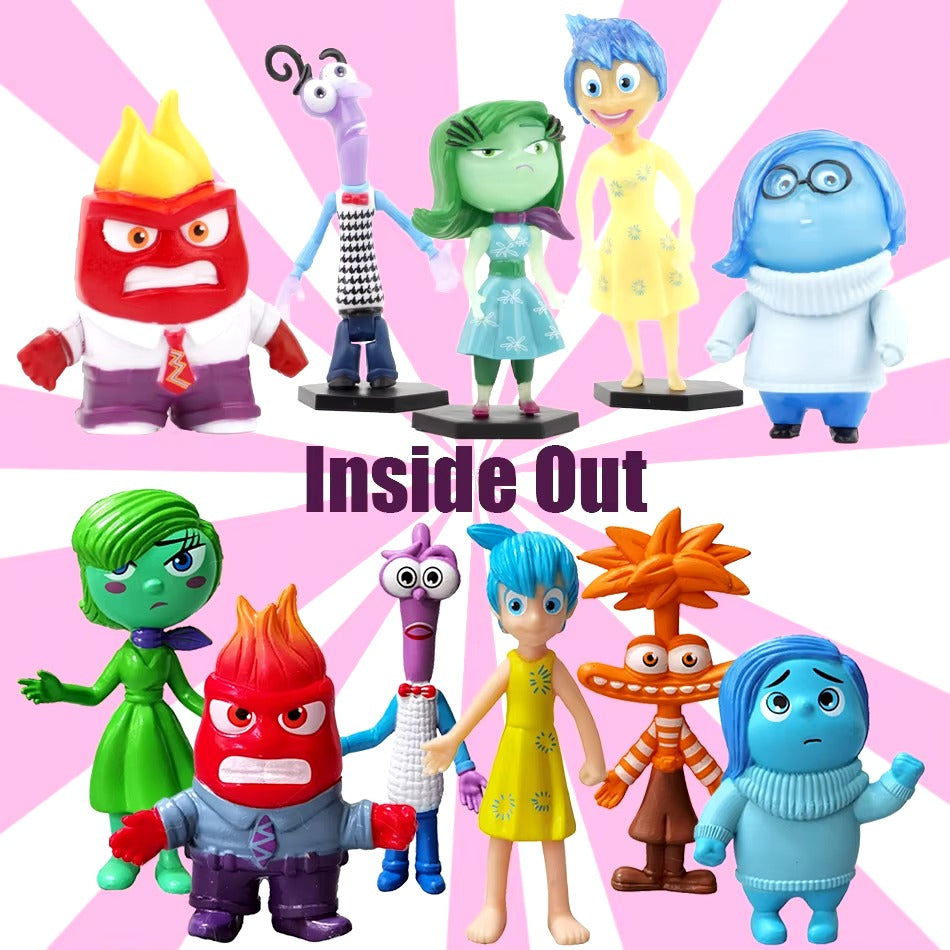 Set 10 Figuras Pelicula Intensamente + Envío Gratis