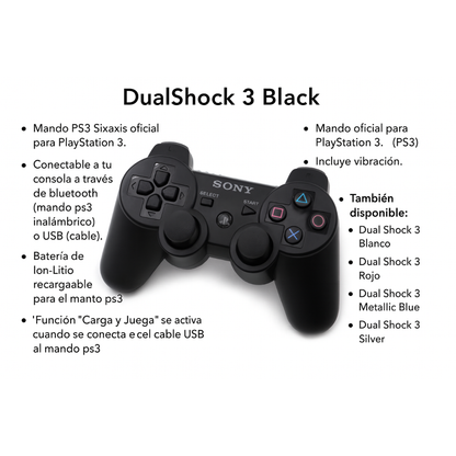 Controlador Inalámbrico Playstation 3