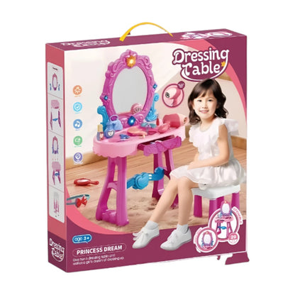 Tocador De Juguete Con Accesorios + Luces Y Sonidos