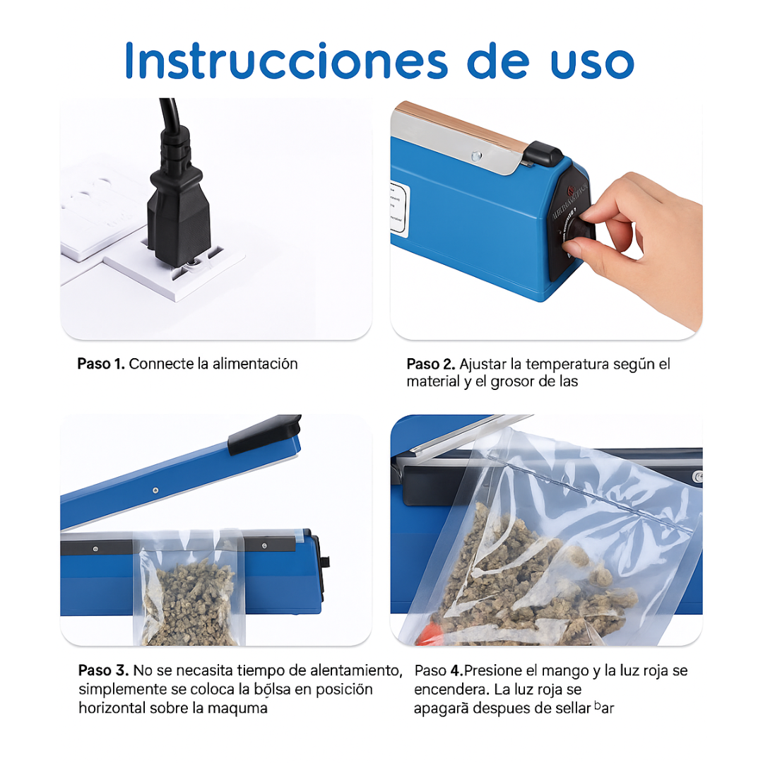 Maquina Selladora De Bolsas Plasticas Termica