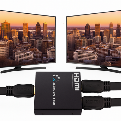 Multiplicador De Salida HDMI 1 Entrada 2 4K