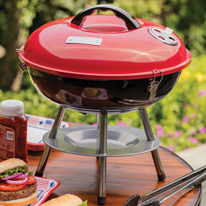 Mini Asador de Carbón Portátil con Tapa