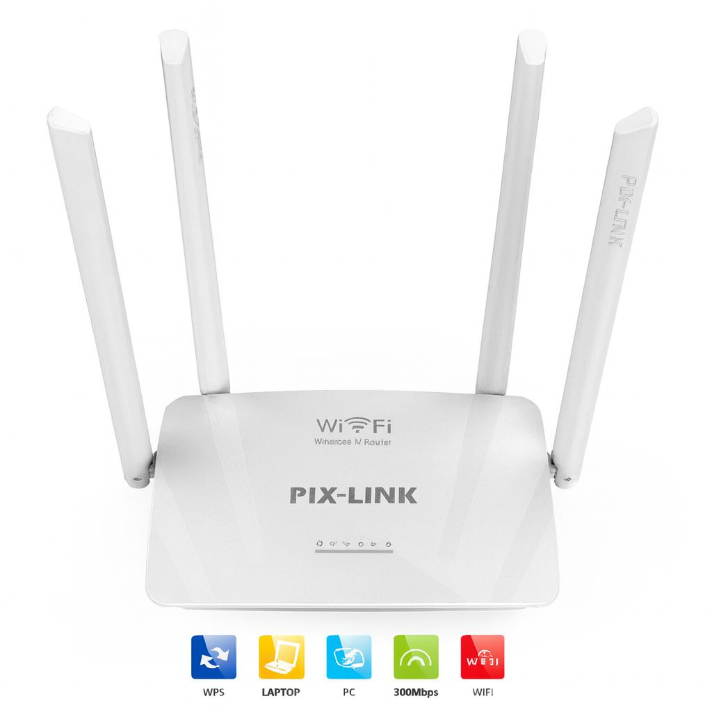 Router Repetidor Extensor Pixlink Wifi 300mbps