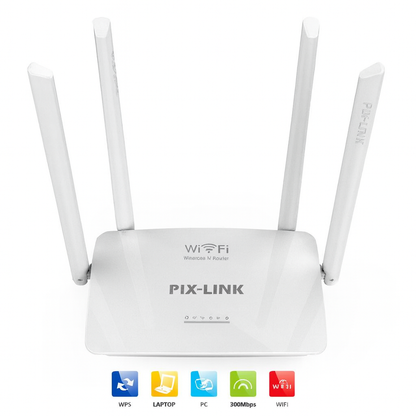 Router Repetidor Extensor Pixlink Wifi 300mbps