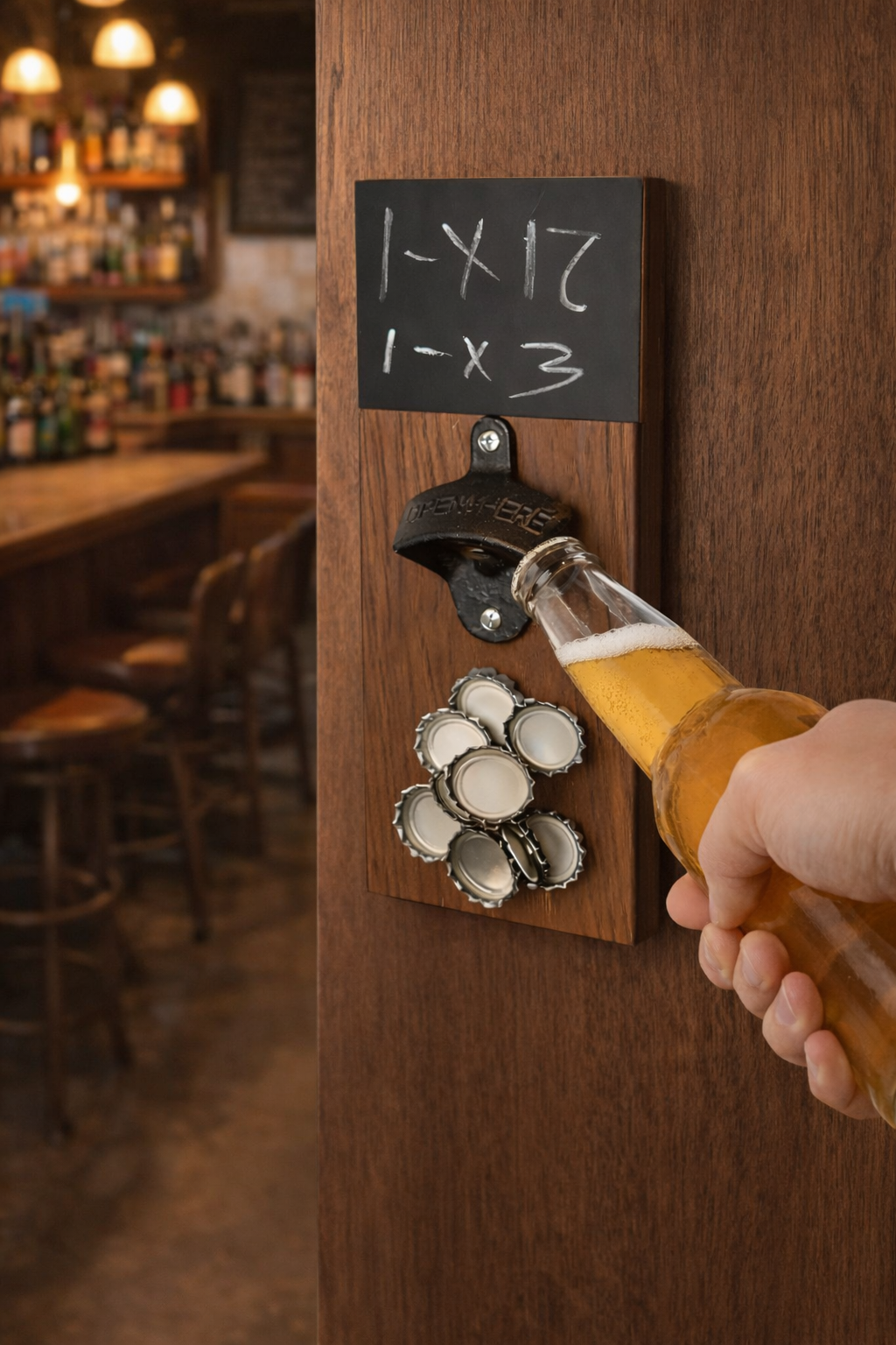 Destapador de cerveza 3 en 1 americano