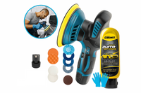 Polichadora Brilladora Inalámbrica Kit Recargable Portátil 2 baterias + Crema Pulidora Cera Desmanchadora Simoniz