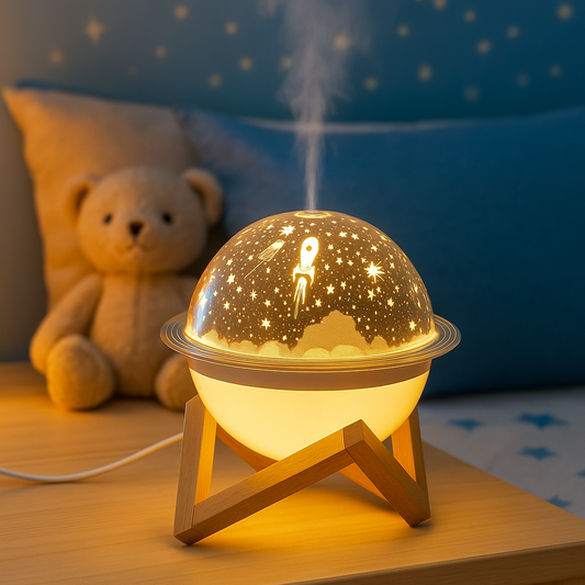 Lampara Humidificadora Con Base