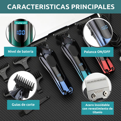 Maquina Clipper Profesional VGR V-013 Recargable