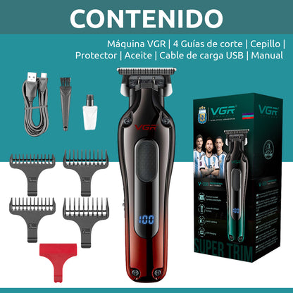 Maquina Clipper Profesional VGR V-013 Recargable