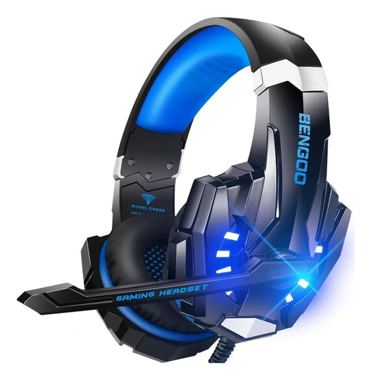 Diadema Gamer Bengoo G9000 Sonido Envolvente Micrófono Cancelación Ruido PS4/PS5 XBox
