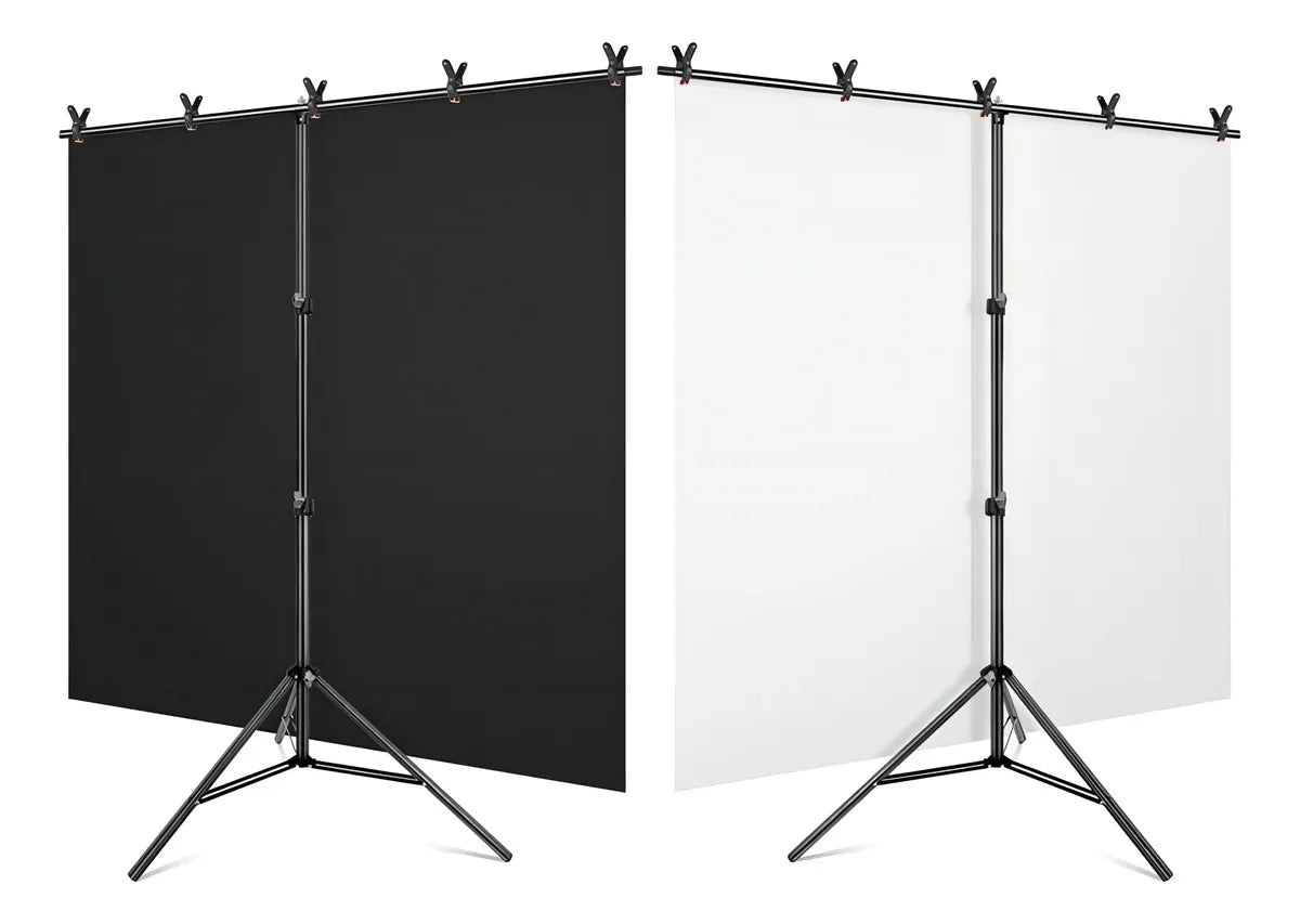 Telón para Proyector 72 Pulgadas (1.60 x 90cm) Portátil + Trípode