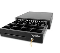 Cajón Monedero Digitalpos Dig-kr410 5 BILLETES, 8 MONEDAS, RIEL METALICO,