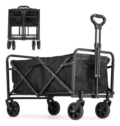 Carro Plegable De Mercado y Carga Con Ruedas