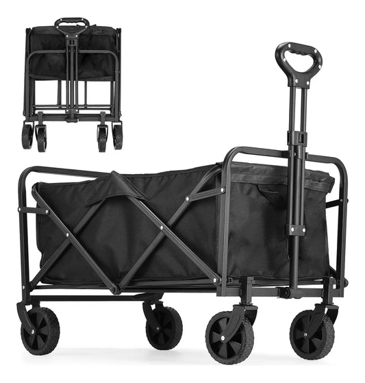 Carro Plegable De Mercado y Carga Con Ruedas