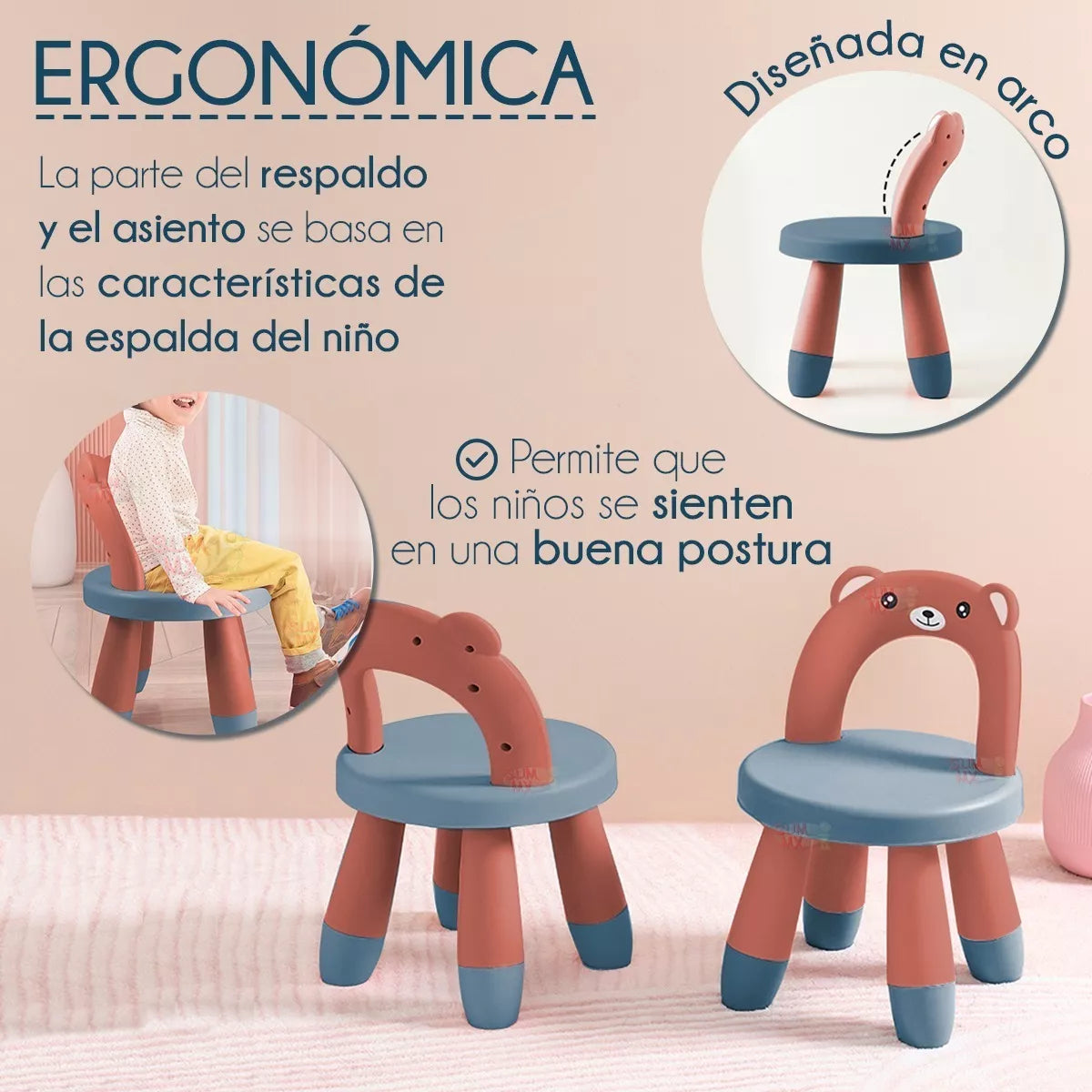 Silla Infantil De Plástico