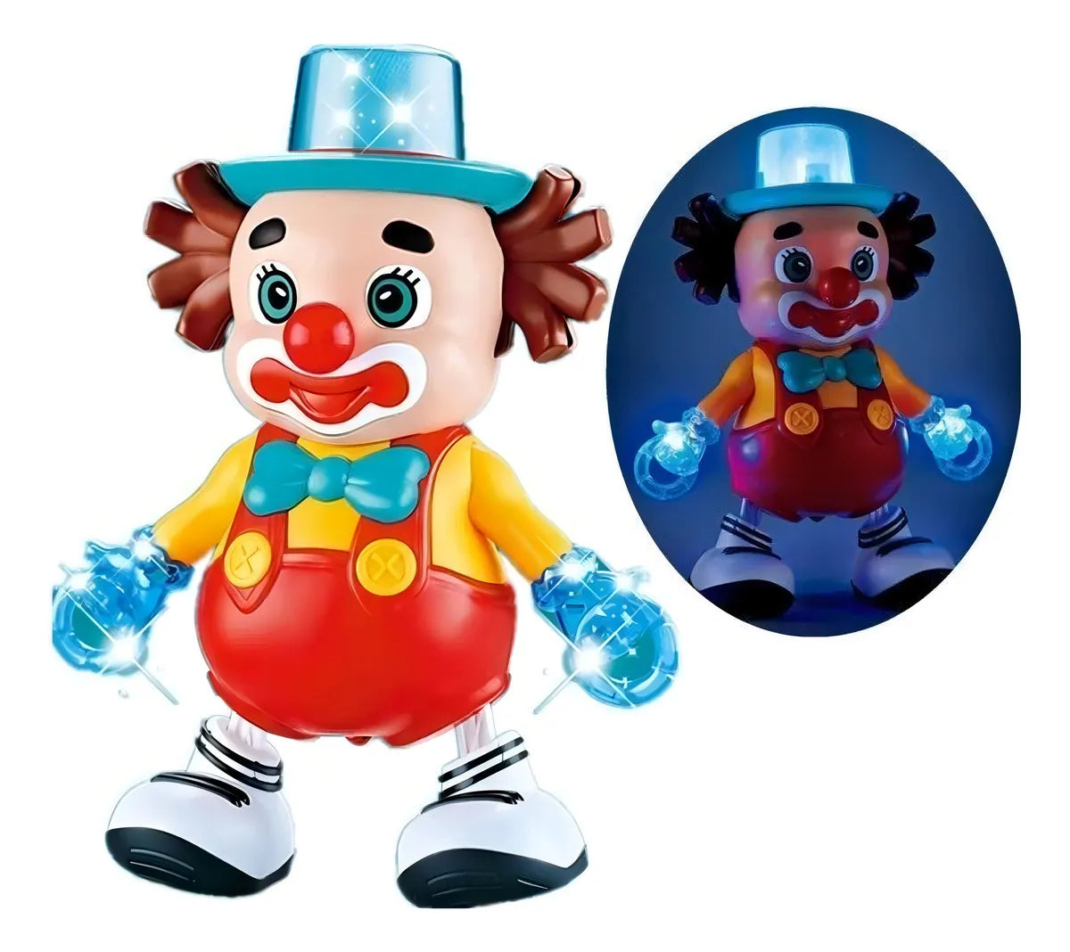 Payaso Bailarín con Luces y Música