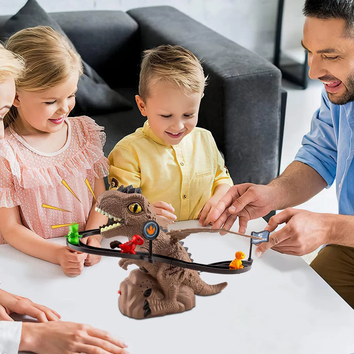 Juguete Dinosaurio Escalador Electrico