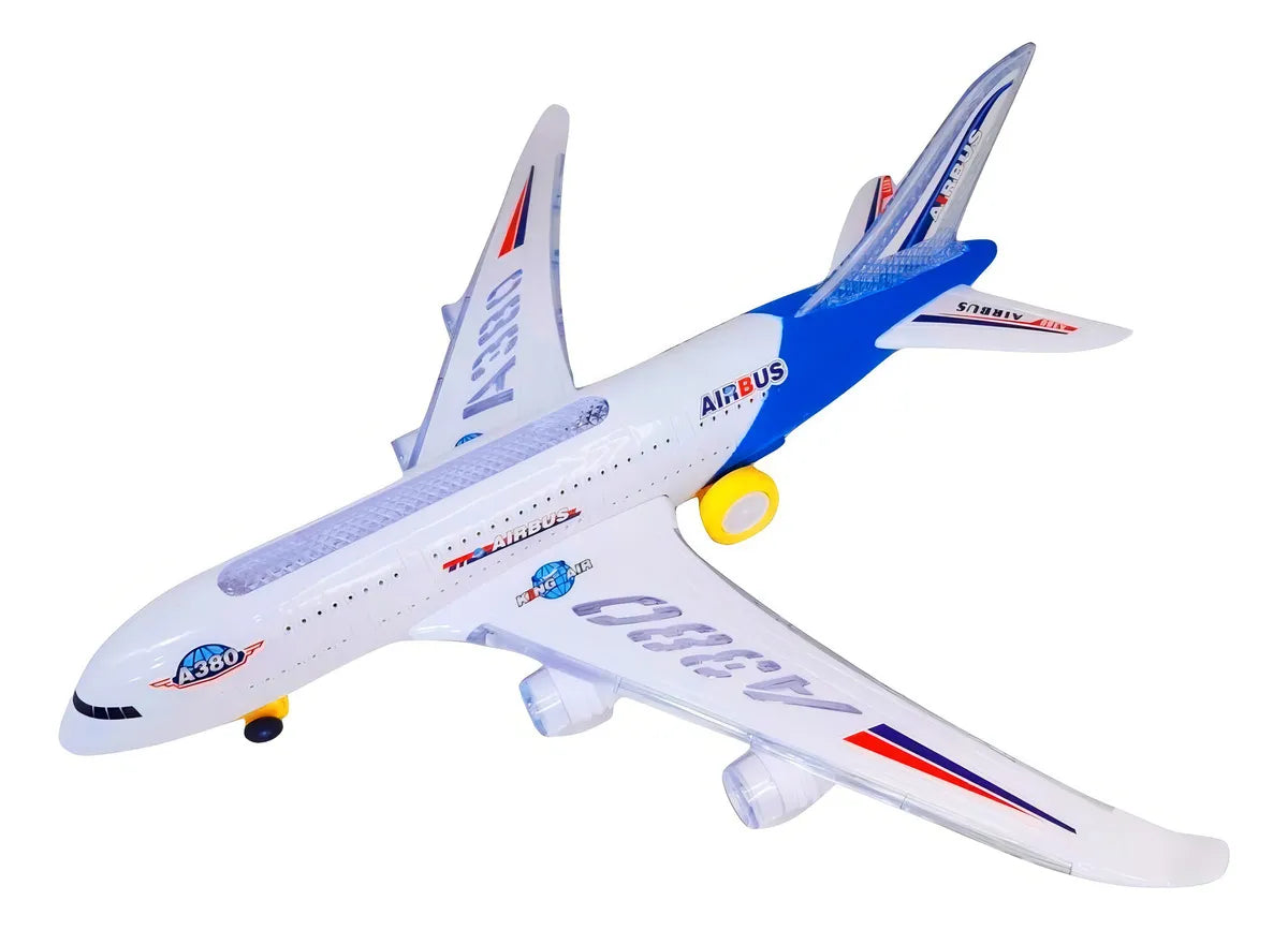 Avión Airbus A380 De Juguete Con Luz Y Sonido