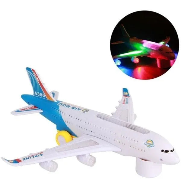 Avión Airbus A380 De Juguete Con Luz Y Sonido