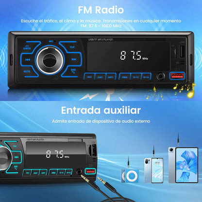 Car Stereo Radio with Bluetooth + Free Shipping 