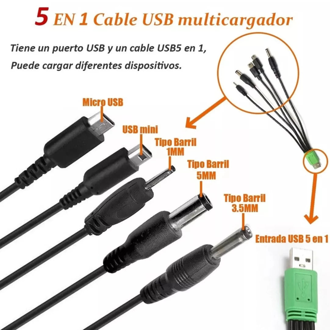Cargador Para Celular De Panel Solar 8 Watts + Envío Gratis 