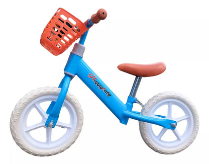 Bicicleta Equilibrio Con Canasta 2 Ruedas Para Niños
