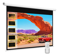 Telón para Proyector 100 Pulgadas electrico con Control 2.20 cm x 1.20 cm