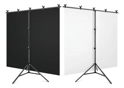 Telón para Proyector 100 Pulgadas (2.20 x 1.25cm) Portátil + Trípode