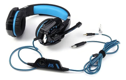 Diadema Gamer Bengoo G9000 Sonido Envolvente Micrófono Cancelación Ruido PS4/PS5 XBox
