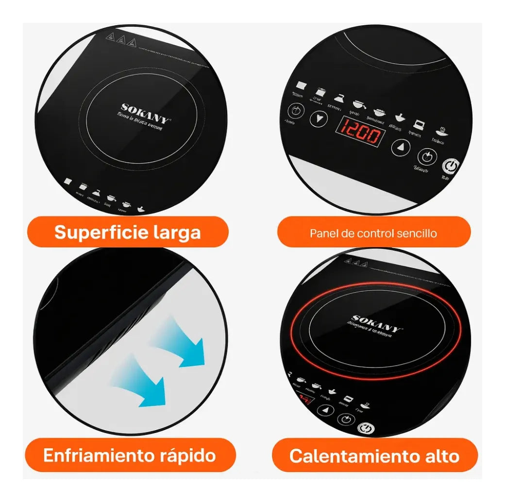 Estufa De Inducción 1 Puesto Sokany