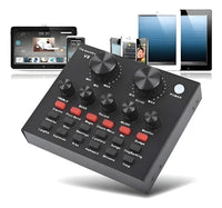 Condensador de sonido profesional V8 para podcasting, streaming