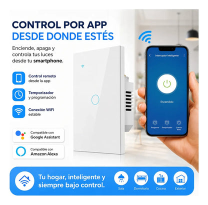 Interructor Inteligente CozyLife  |  Compatible con Alexa, Google y Apple HomeKit
