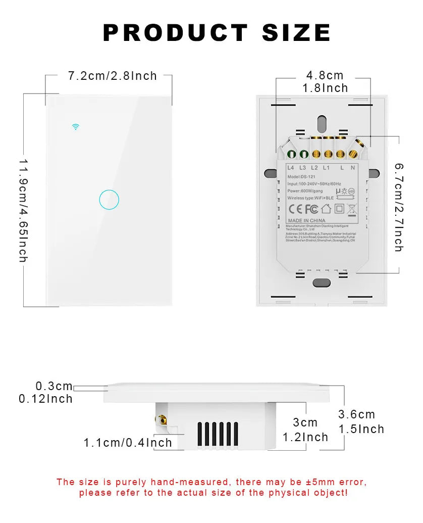 Interructor Inteligente CozyLife  |  Compatible con Alexa, Google y Apple HomeKit