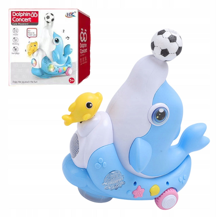 Delfín Musical Interactivo Con Luz Y Sonido