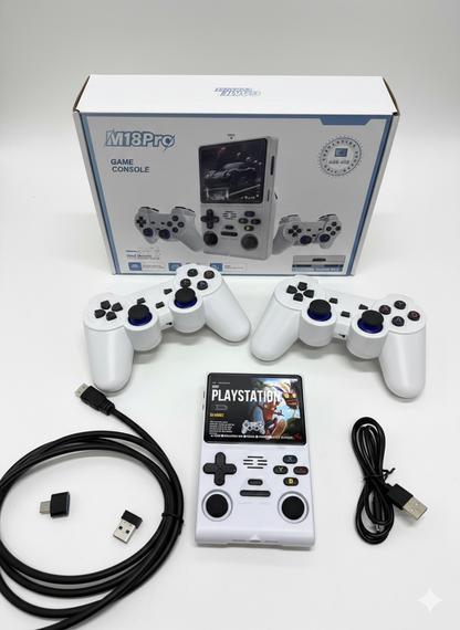 Consola Portátil Retro M18 Pro – Más de 15.000 juegos clásico