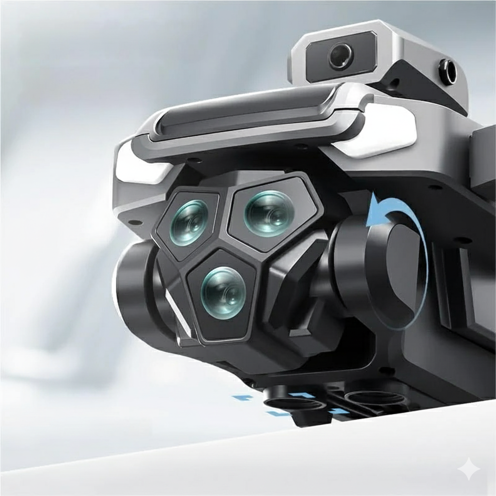 Drone M66 MAX con pantalla de visualización plegable, cámara dual, motor sin escobillas, evitar obstáculos, estabilización EIS