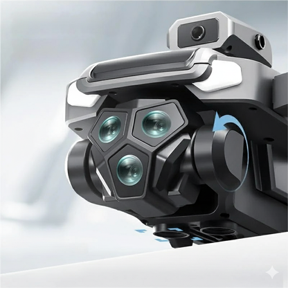 Drone M66 MAX con pantalla de visualización plegable, cámara dual, motor sin escobillas, evitar obstáculos, estabilización EIS