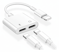 Adaptador Dual Lightning – Carga + Música al Tiempo