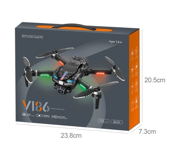 Drone V186 PRO Con 3 Cámaras Hd, Wifi a Control Remoto
