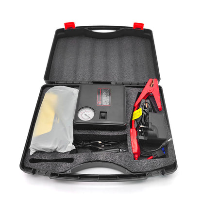 Kit 2 en 1 Arranque de Emergencia para Auto + Compresor de Aire