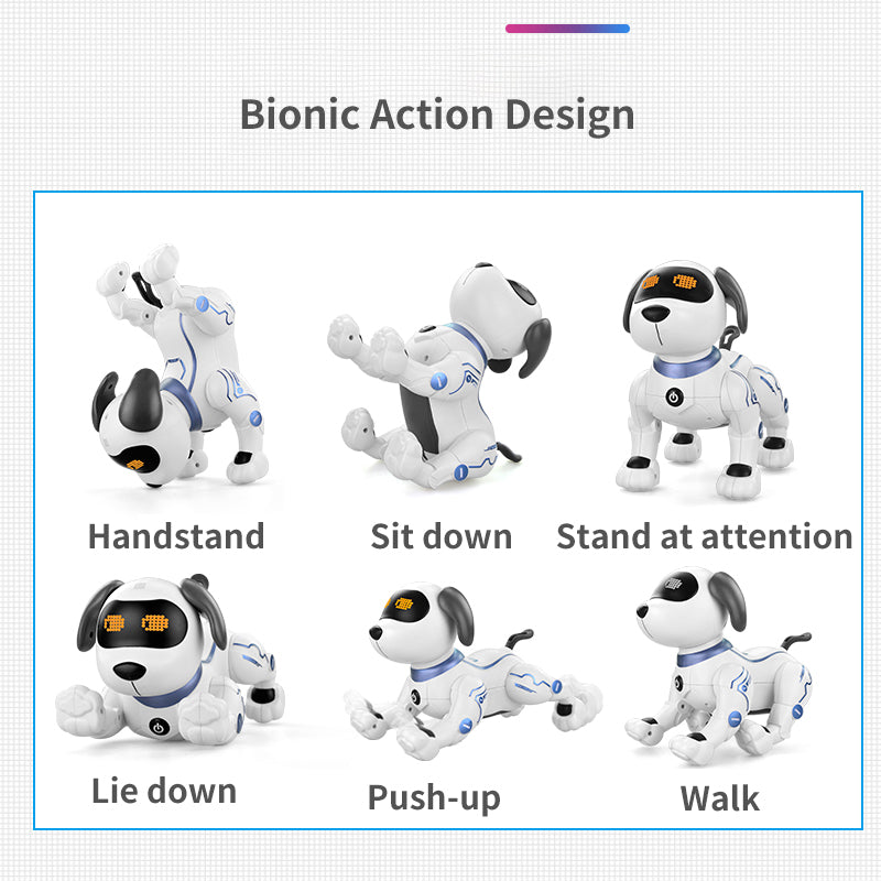 Perro Robot Acrobático Biónico Inteligente A Control Remoto