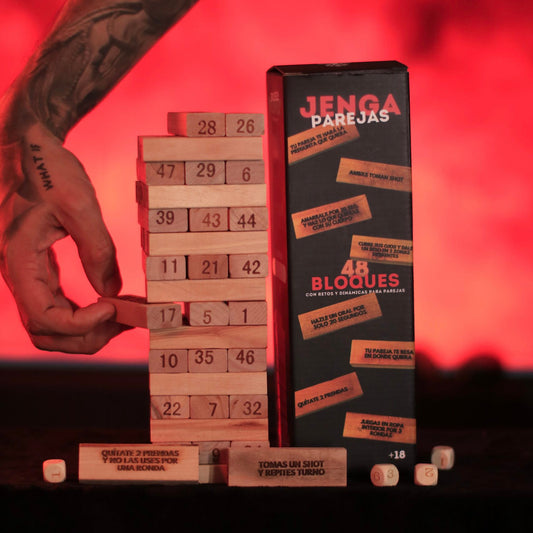 Jenga Ardiente, Noche de Retos + 2 Copas