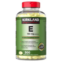 KS Vitamina E 180 mg - 500 Uds  Importada