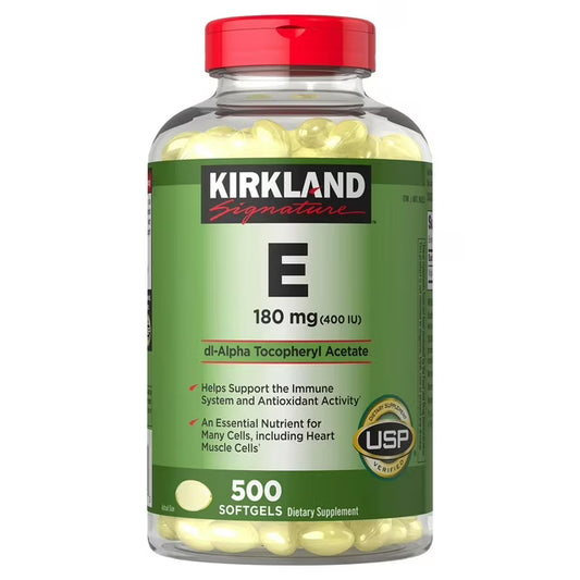 KS Vitamina E 180 mg - 500 Uds  Importada
