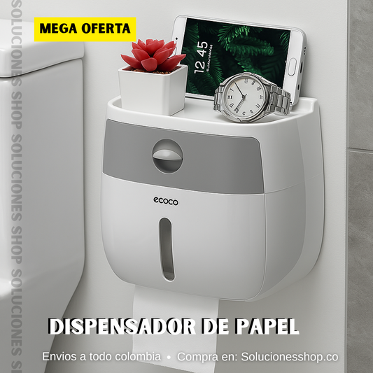 Dispensador de Papel Higiénico Multifuncional - ECOCO