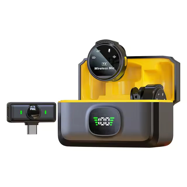 Micrófono Solapa Inalámbrico Sx21 Receptor Tipo C/lightning