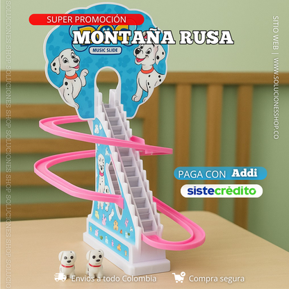 Dalmatian Play Roller Coaster With Lights And Sound + Free Shipping 