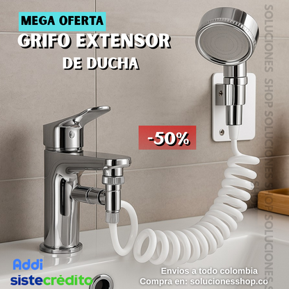 Grifo Extensor De Baño Para Cabezal Con Soporte 
